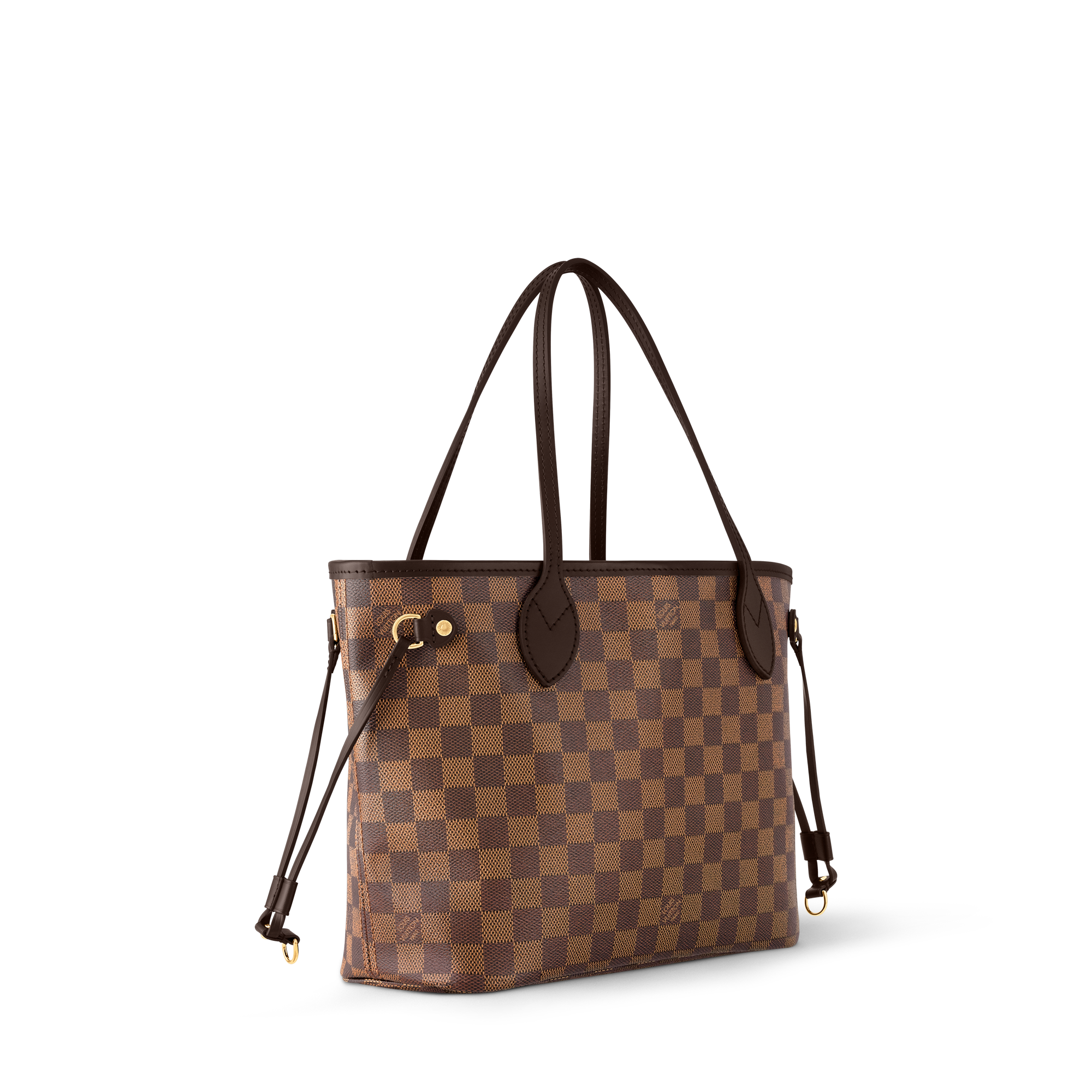 Neverfull PM Damier Petite Size Brown Tote | LOUIS VUITTON ®